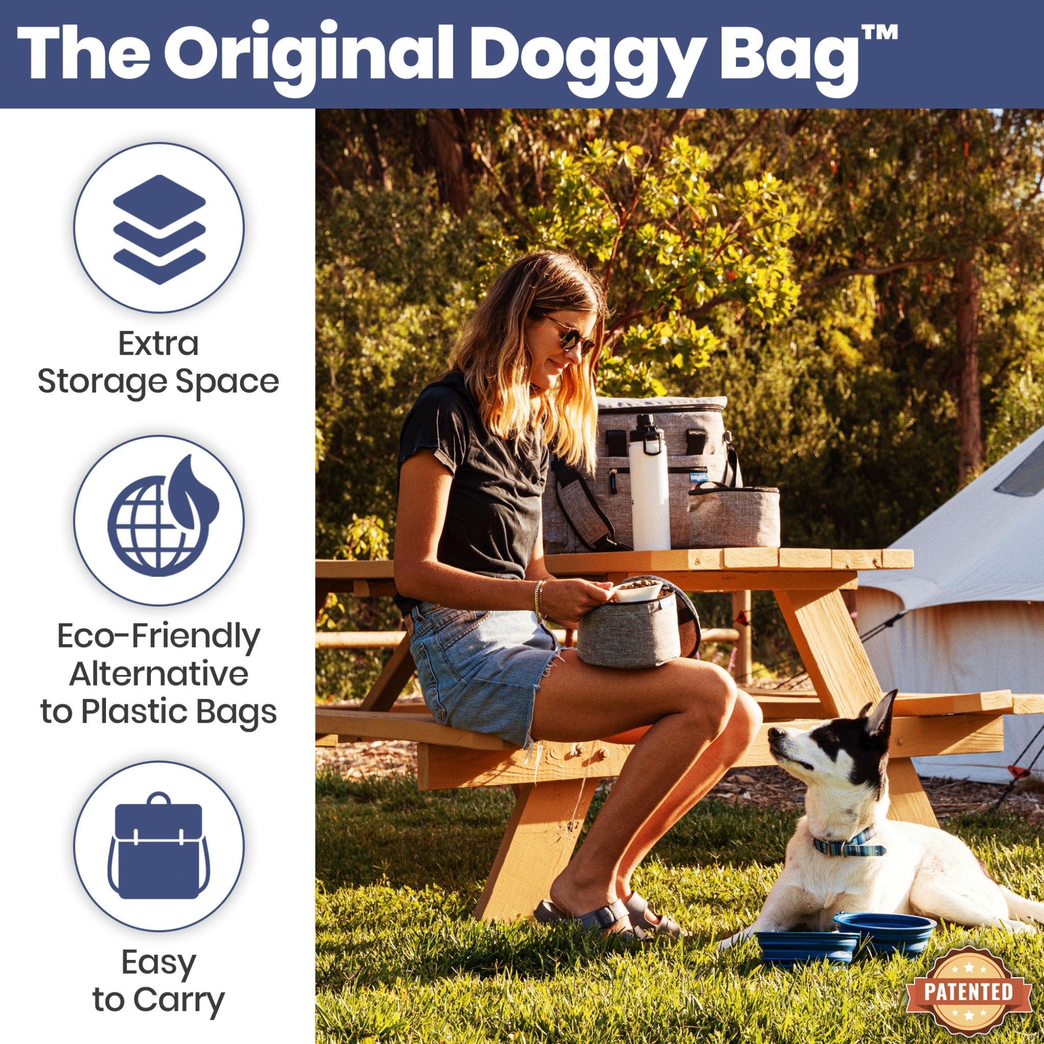 The Original Doggy Bag™ Dog Travel Bag for Supplies