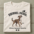 Load image into Gallery viewer, Squirrel Patrol – Funny Custom Pet T-Shirt from Your Pet's Photo
