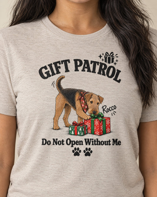 Do Not Open Without Me – Funny Custom Pet T-Shirt from Your Pet's Photo