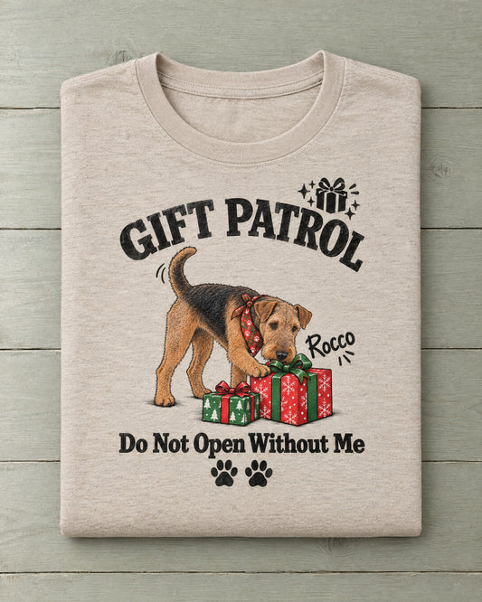 Do Not Open Without Me – Funny Custom Pet T-Shirt from Your Pet's Photo