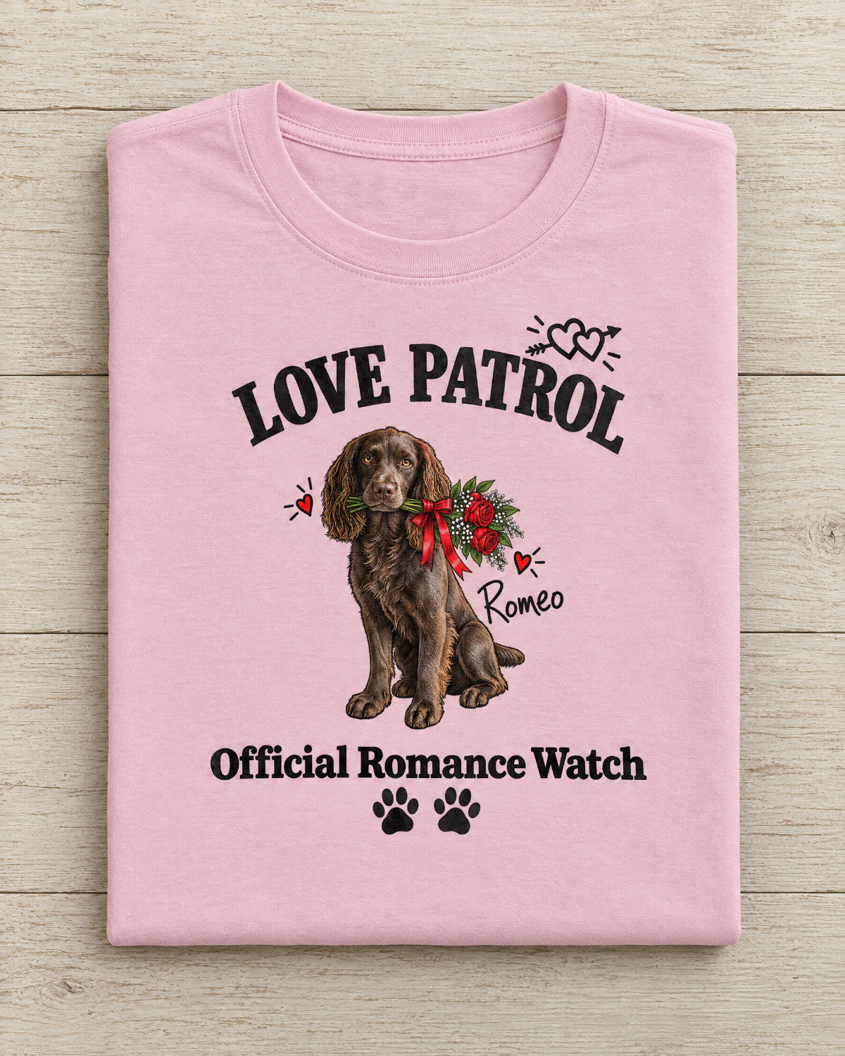 Official Romance Watch – Funny Custom Pet T-Shirt from Your Pet's Photo