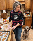 Load image into Gallery viewer, Custom Pet Knitted Holiday Sweater - Night Before Christmas | Alpha Paw
