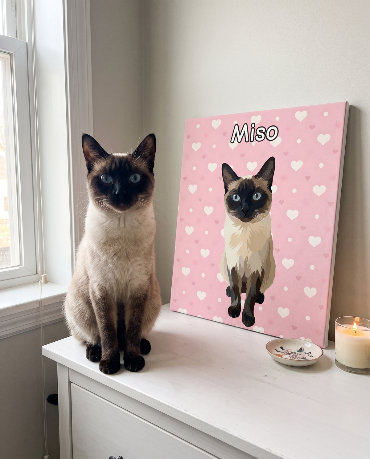 Custom Wrapped Canvas | Alpha Paw