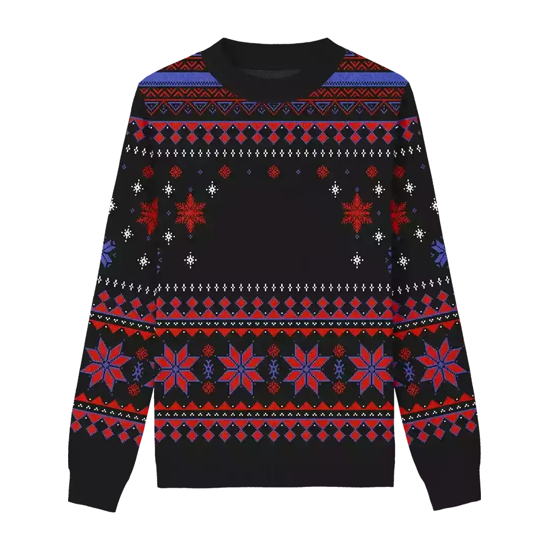 Custom Pet Knitted Holiday Sweater - Night Before Christmas
