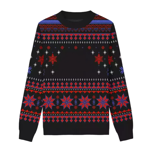 Custom Pet Knitted Holiday Sweater - Night Before Christmas