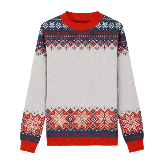 Custom Pet Knitted Holiday Sweater - Polar Express