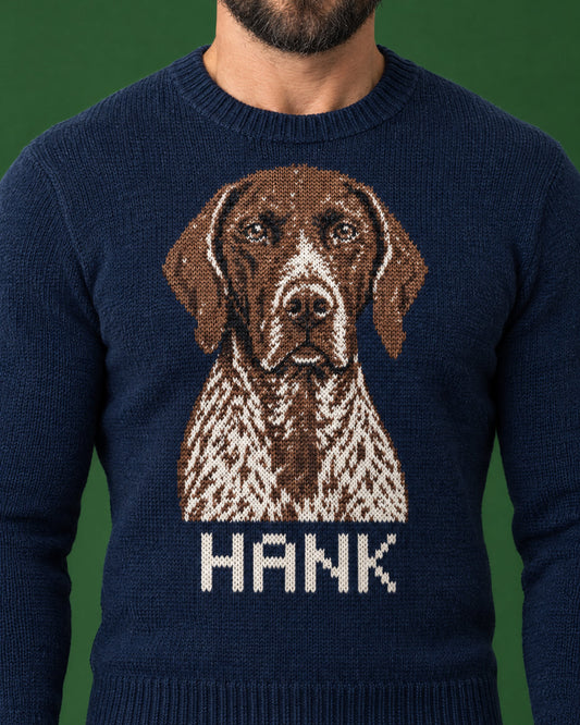 Custom Knit Pet Photo Sweater