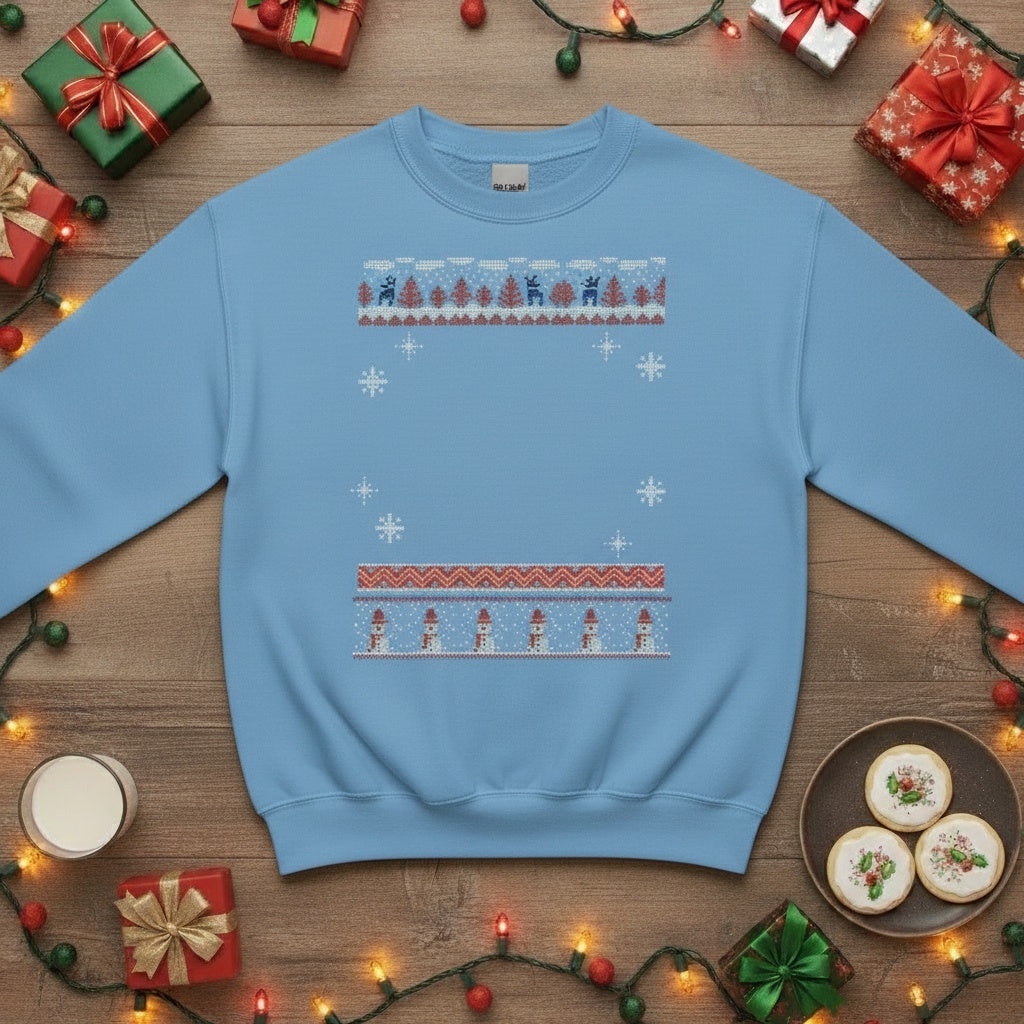 Custom Pet Holiday Sweatshirt - Get Frosty