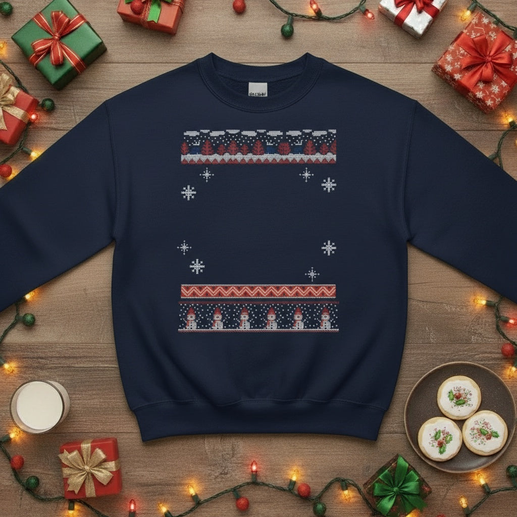 Custom Pet Holiday Sweatshirt - Get Frosty