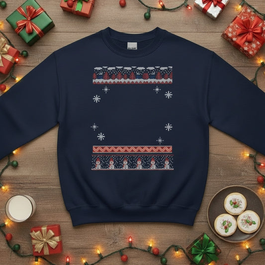 Custom Pet Holiday Sweatshirt - Get Frosty