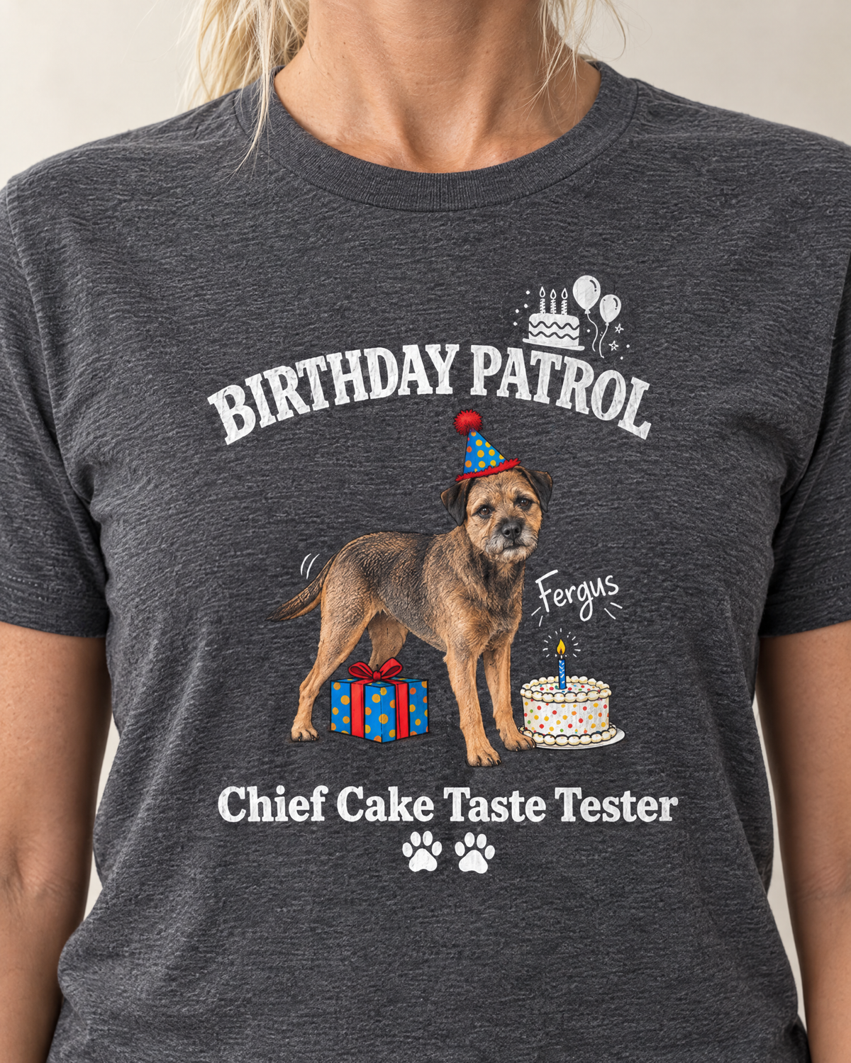 Cake Inspection – Funny Custom Pet T-Shirt from Your Pet's Photo