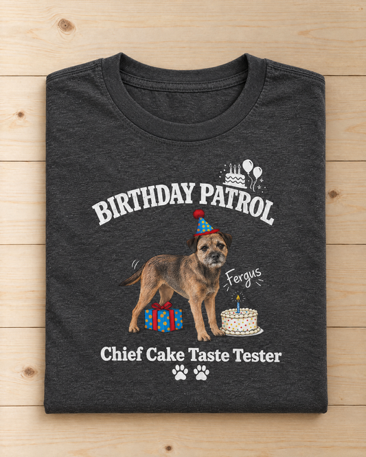 Cake Inspection – Funny Custom Pet T-Shirt from Your Pet's Photo