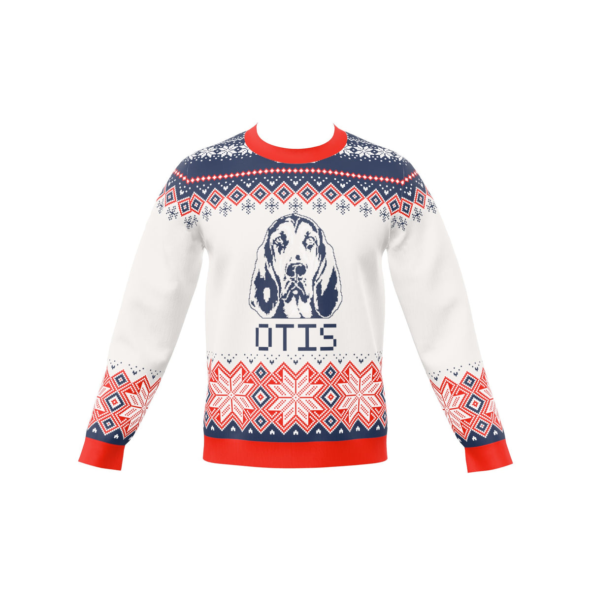Custom Pet Knitted Holiday Sweater - Polar Express | Alpha Paw