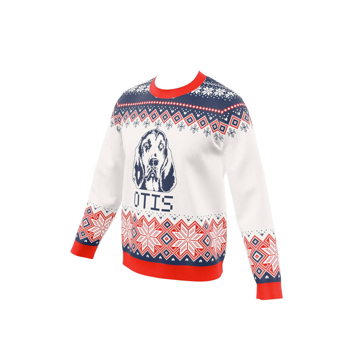 Custom Pet Knitted Holiday Sweater - Polar Express | Alpha Paw