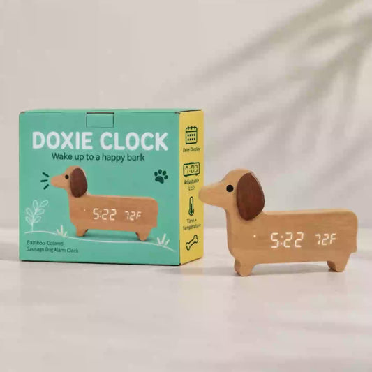 Doxie Clock - World's Cutest Dachshund Bark Alarm Clock