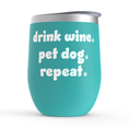 Load image into Gallery viewer, Dog Mom Wine Tumblers | Alpha Paw
