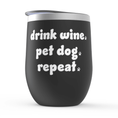 Load image into Gallery viewer, Dog Mom Wine Tumblers | Alpha Paw
