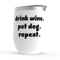 Load image into Gallery viewer, Dog Mom Wine Tumblers | Alpha Paw
