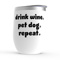 Load image into Gallery viewer, Dog Mom Wine Tumblers | Alpha Paw
