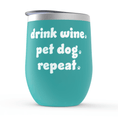 Load image into Gallery viewer, Dog Mom Wine Tumblers | Alpha Paw
