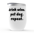 Load image into Gallery viewer, Dog Mom Wine Tumblers | Alpha Paw
