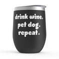 Load image into Gallery viewer, Dog Mom Wine Tumblers | Alpha Paw
