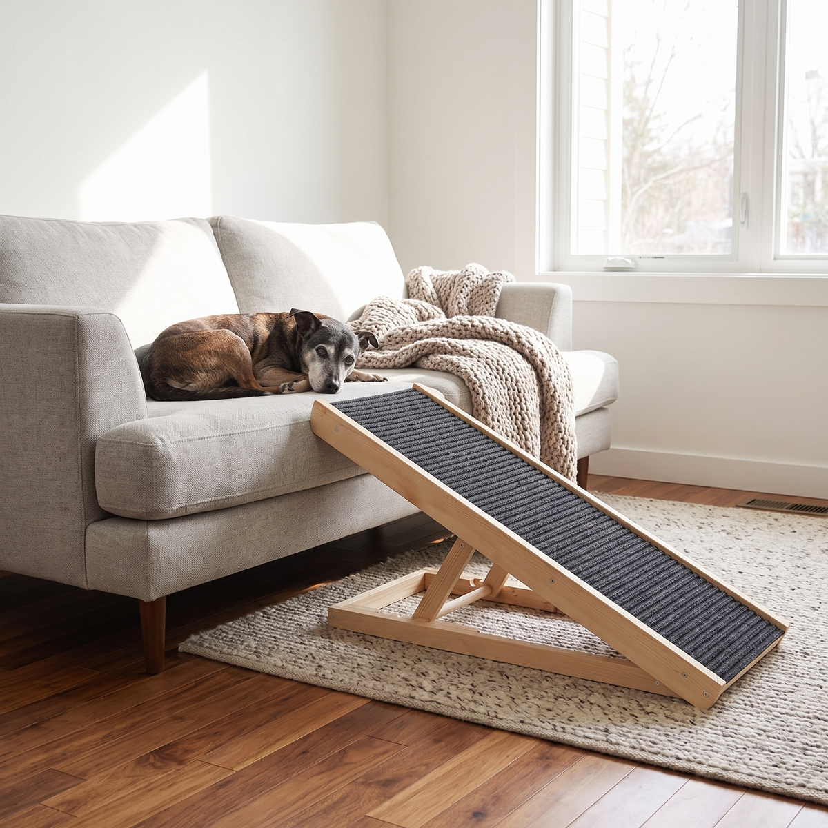For dogs who still want their favorite spot