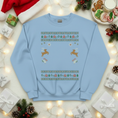 Load image into Gallery viewer, Custom Pet Holiday Sweatshirt - Reindeer Rock
