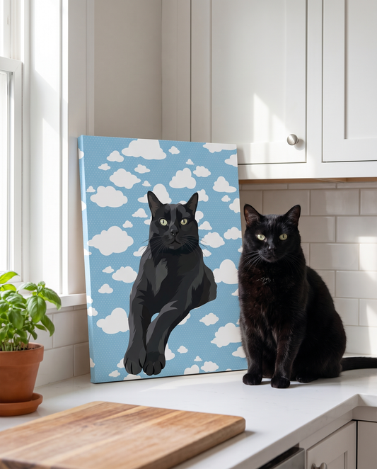 Custom Wrapped Canvas | Alpha Paw