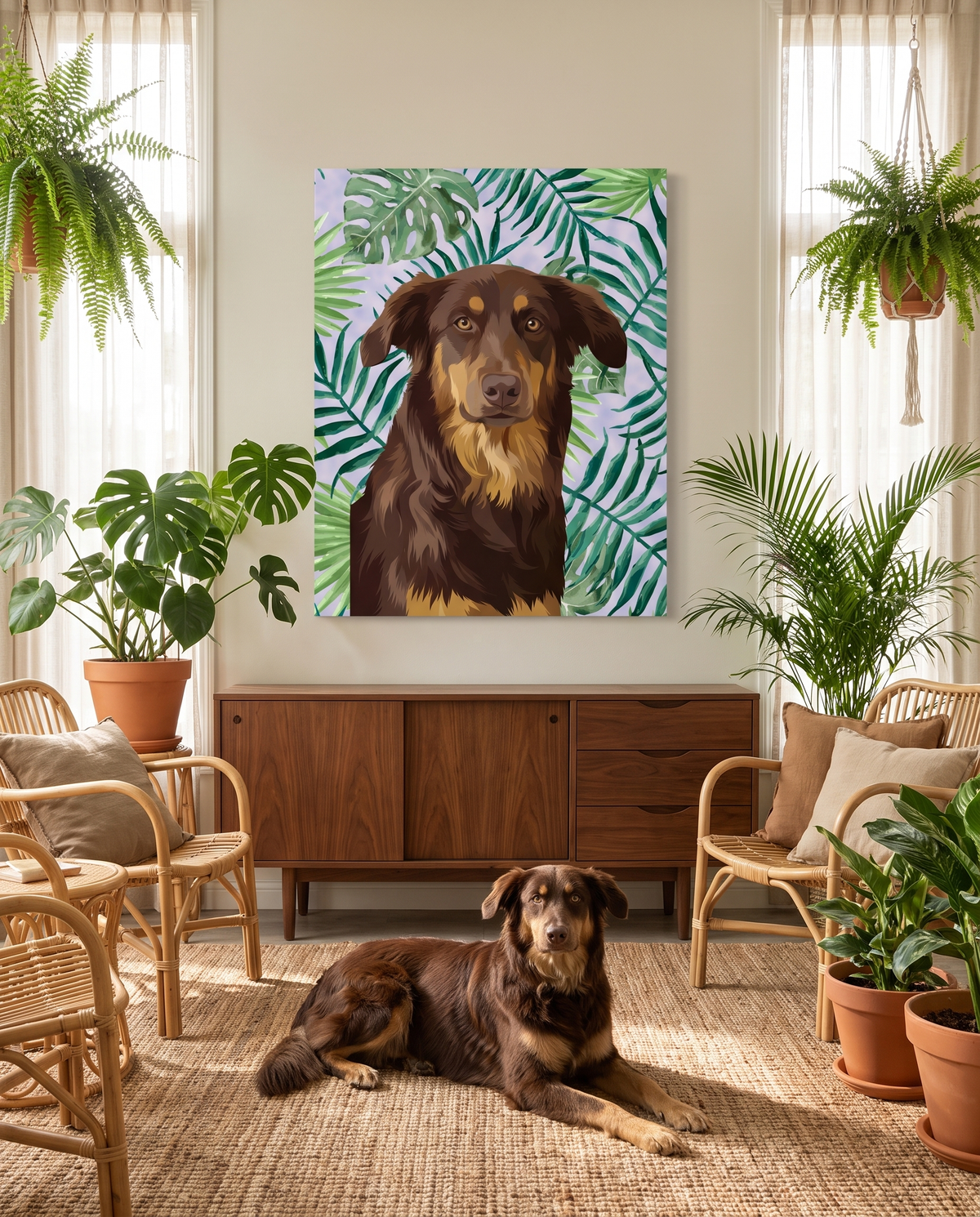Custom Wrapped Canvas | Alpha Paw