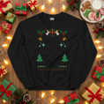 Load image into Gallery viewer, Custom Pet Holiday Sweatshirt - Snow Angels
