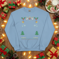 Load image into Gallery viewer, Custom Pet Holiday Sweatshirt - Snow Angels
