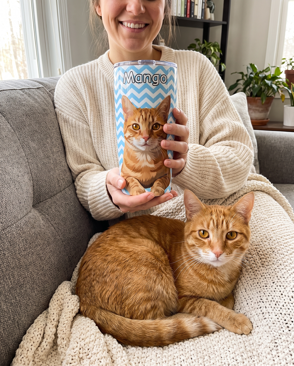 Custom Pet 20-oz Tumbler | Alpha Paw