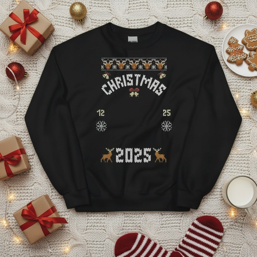 Custom Pet Holiday Sweatshirt - 2025 Christmas