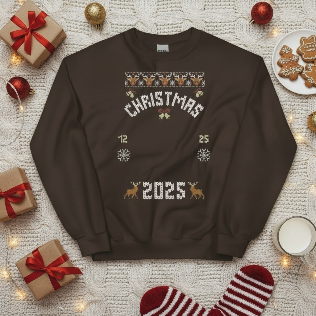 Custom Pet Holiday Sweatshirt - 2025 Christmas