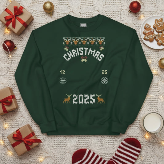 Custom Pet Holiday Sweatshirt - 2025 Christmas