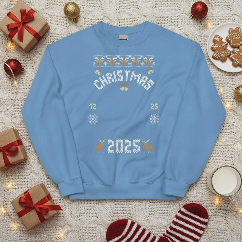 Custom Pet Holiday Sweatshirt - 2025 Christmas