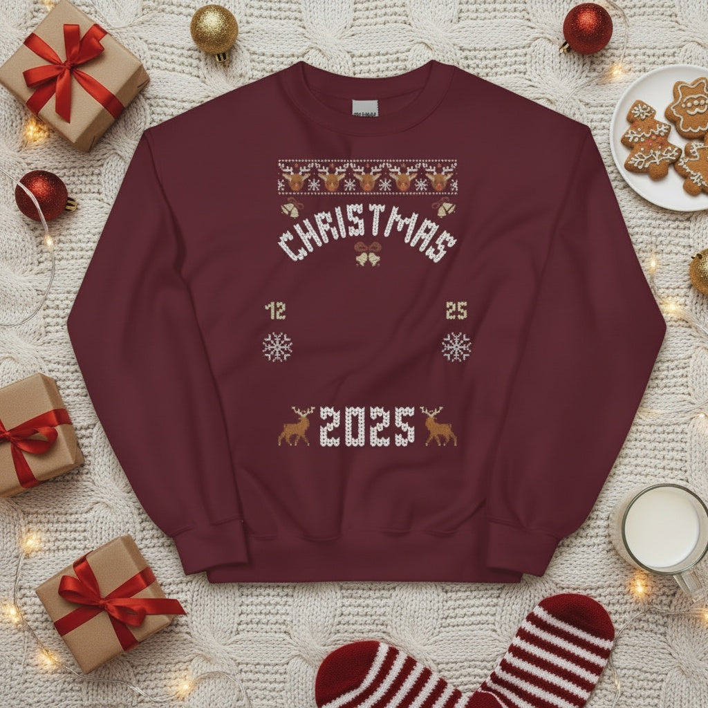 Custom Pet Holiday Sweatshirt - 2025 Christmas
