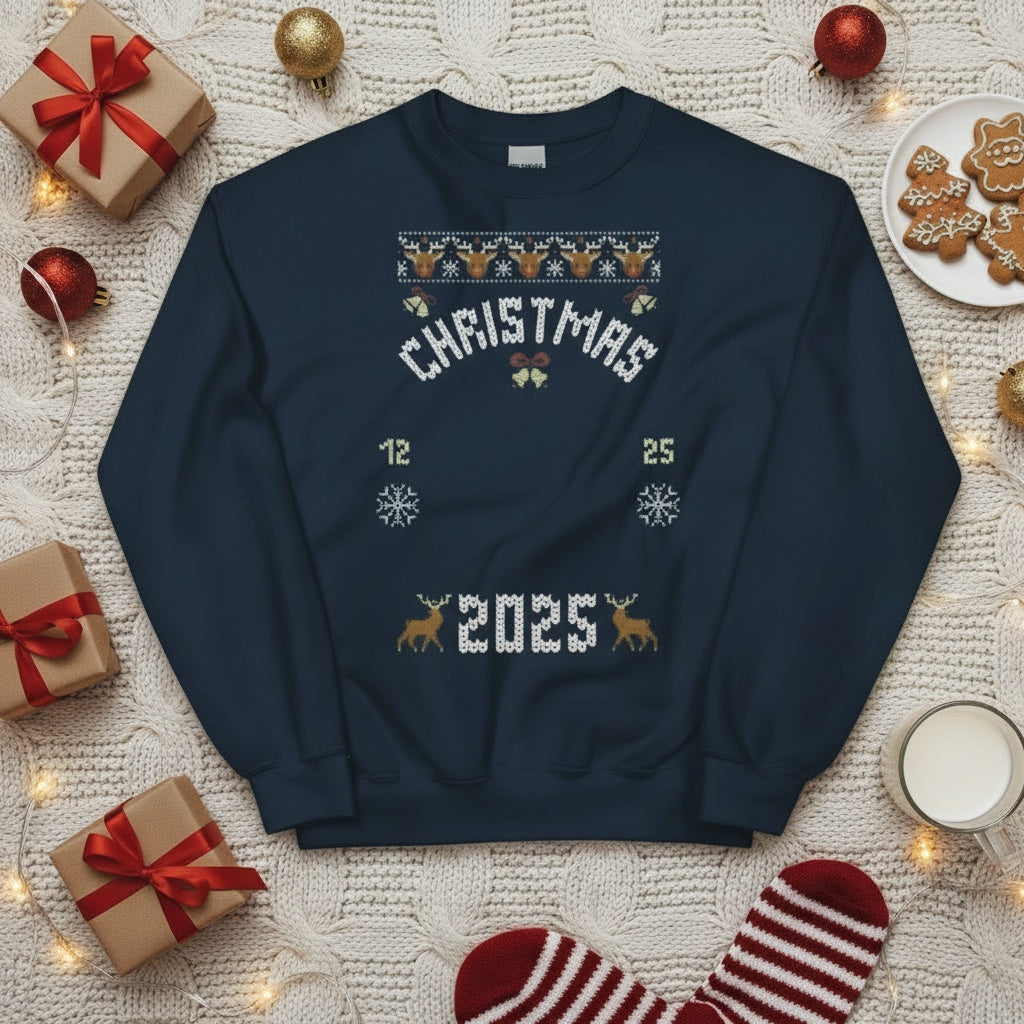 Custom Pet Holiday Sweatshirt - 2025 Christmas