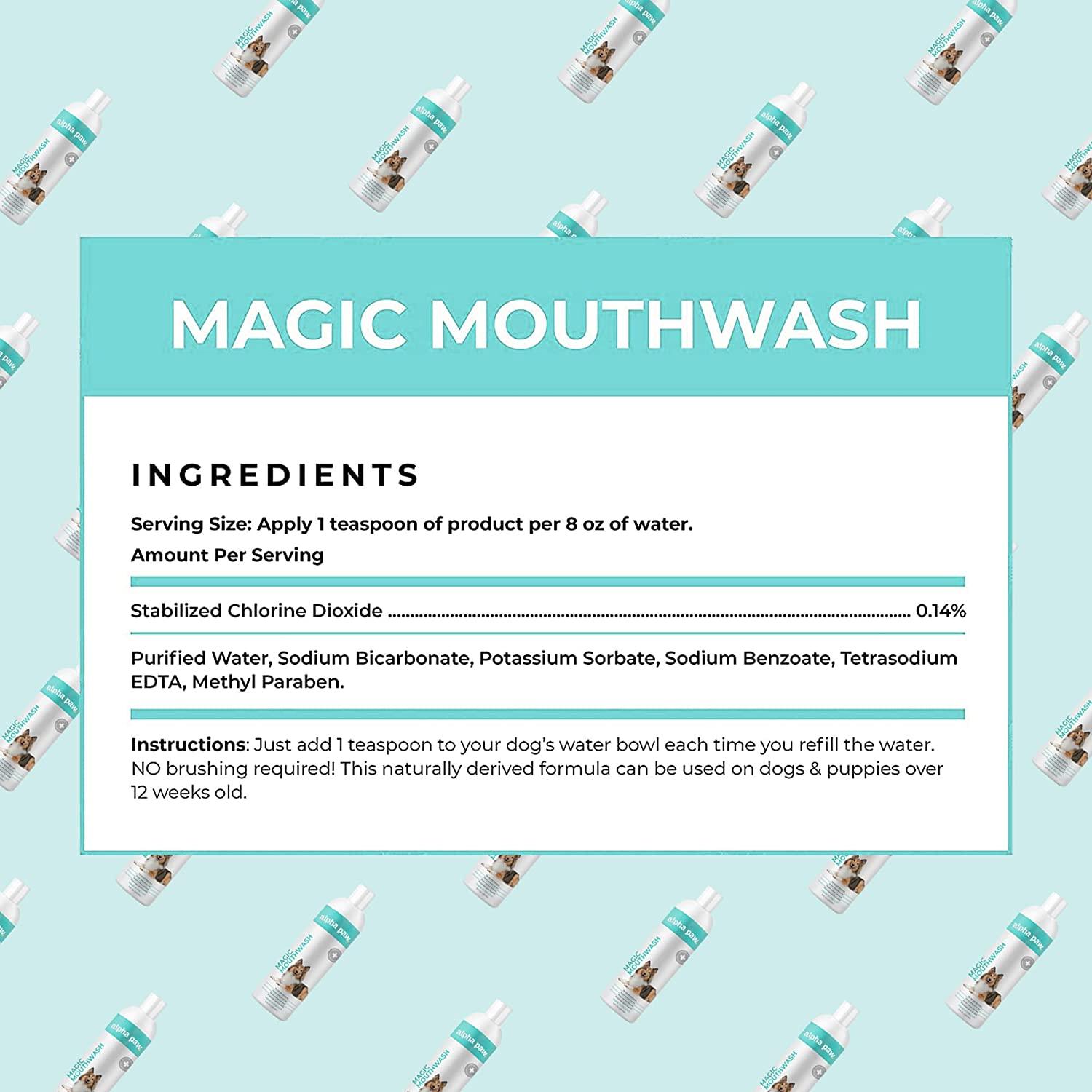 Magic Mouthwash™ For Dogs | Alpha Paw