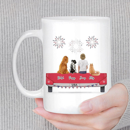 4th of July Pet & Owner Coffee Mug | Alpha Paw