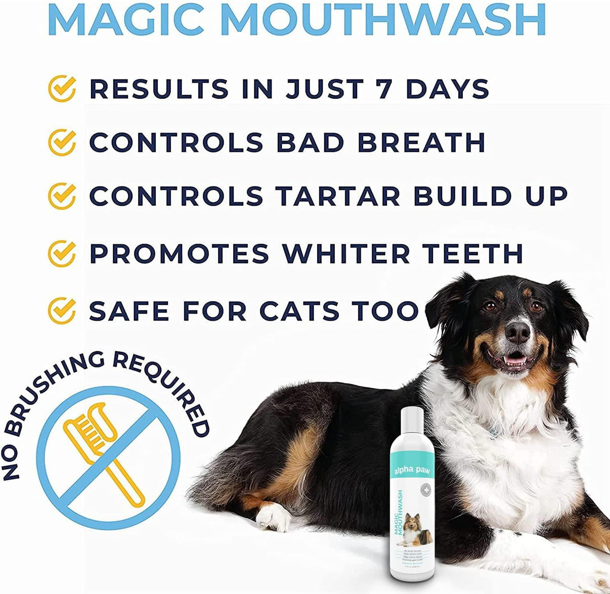 Mouthwash For Dogs | Magic Mouthwash™ by Alpha Paw
