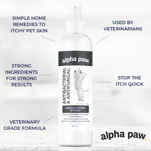 Load image into Gallery viewer, Antibacterial &amp; Antifungal Medicated Spray | Alpha Paw
