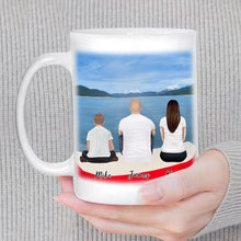 Load image into Gallery viewer, Boat Personalized Family Coffee Mug | Alpha Paw
