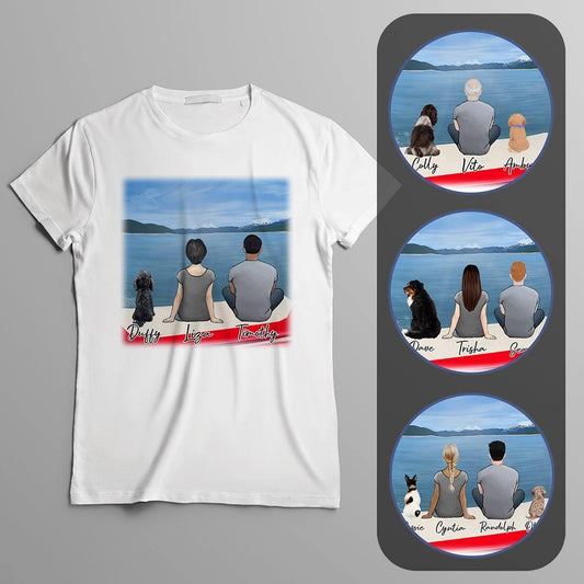 Boat Personalized Pet & Owner T-Shirt | Alpha Paw