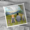Load image into Gallery viewer, Camping Personalized Pet & Owner Pillow | Alpha Paw
