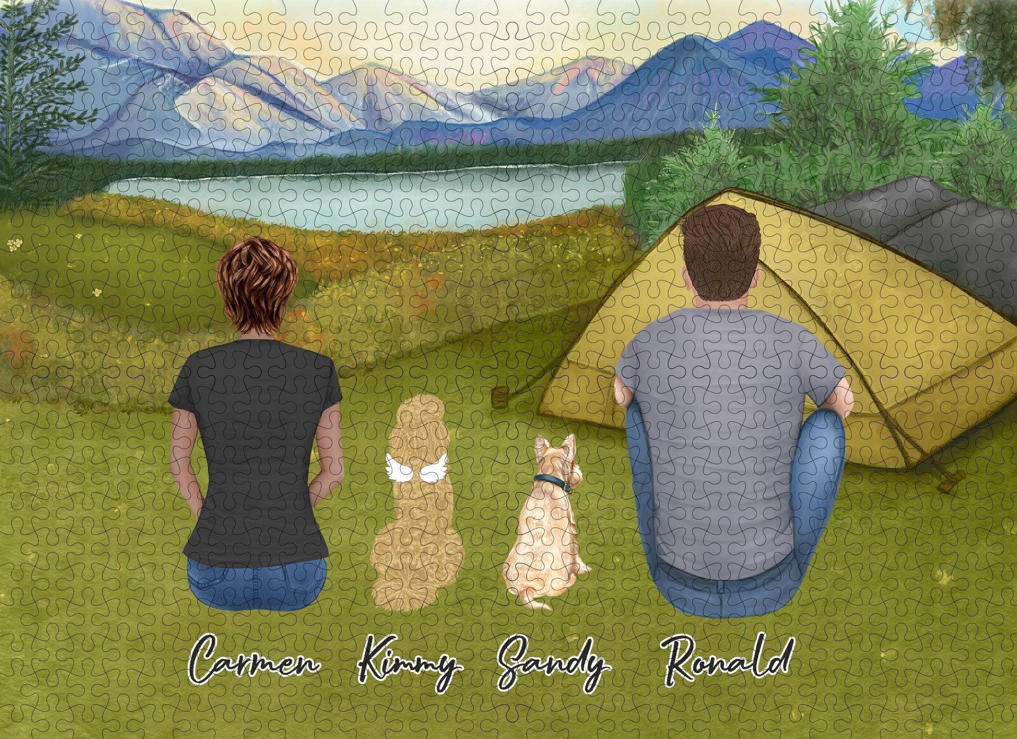 Camping Personalized Pet & Owner Puzzle | Alpha Paw