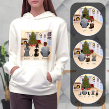 Load image into Gallery viewer, Christmas Living Room Personalized Pet &amp; Owner Hoodies | Alpha Paw
