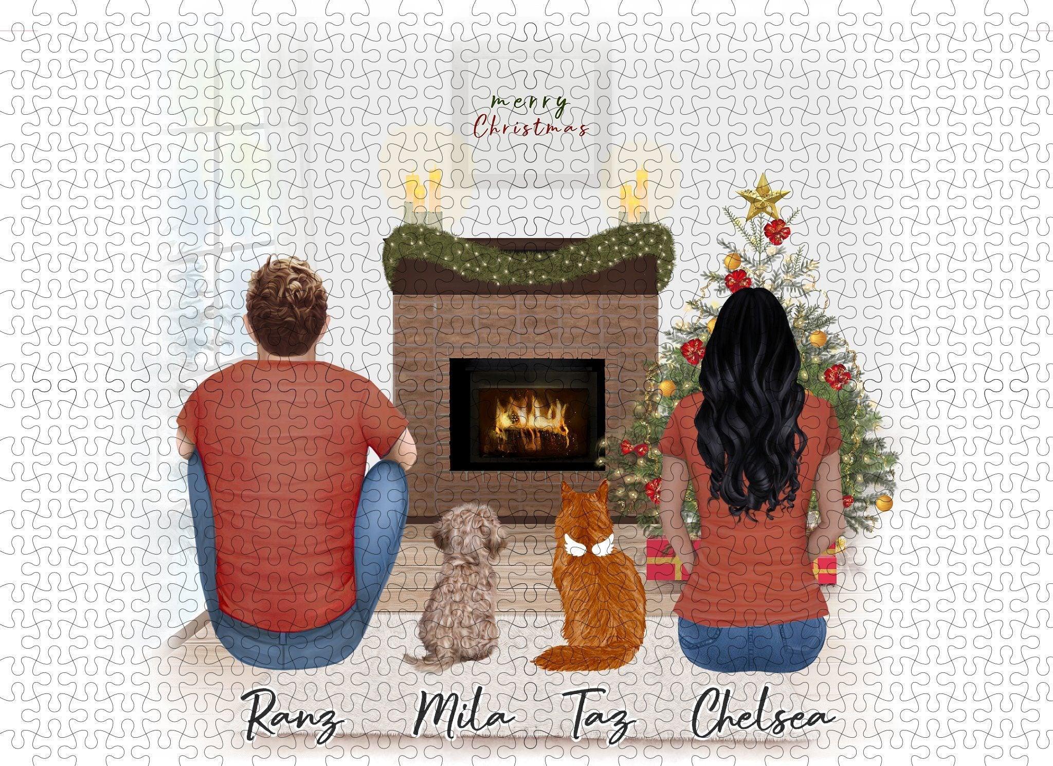 Christmas Personalized Pet & Owner Puzzle | Alpha Paw