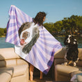 Load image into Gallery viewer, Custom Beach Towel | Alpha Paw
